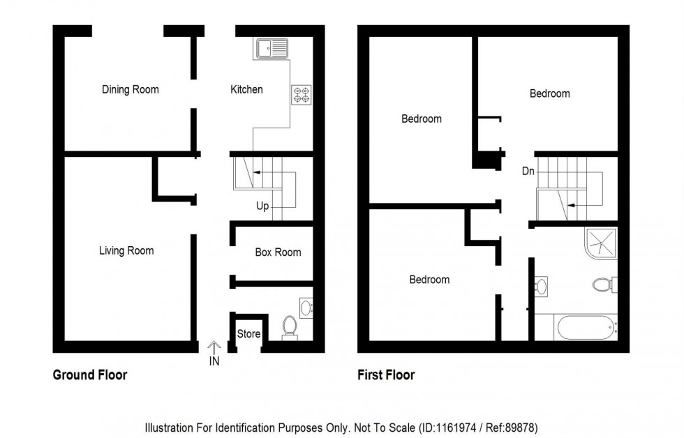 Floorplan for Carn Gorm Terrace, Inverness