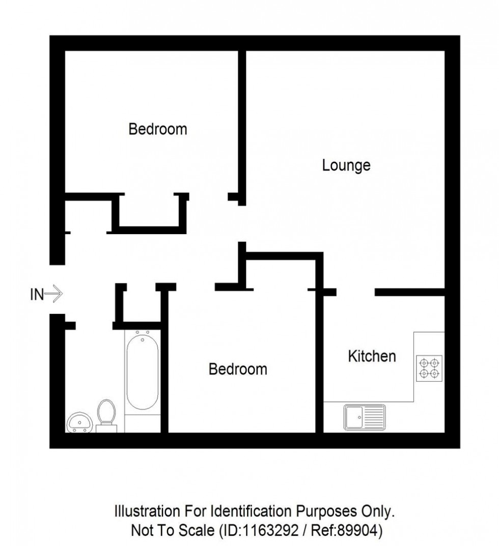 Floorplan for Alltan Place, Culloden, Inverness