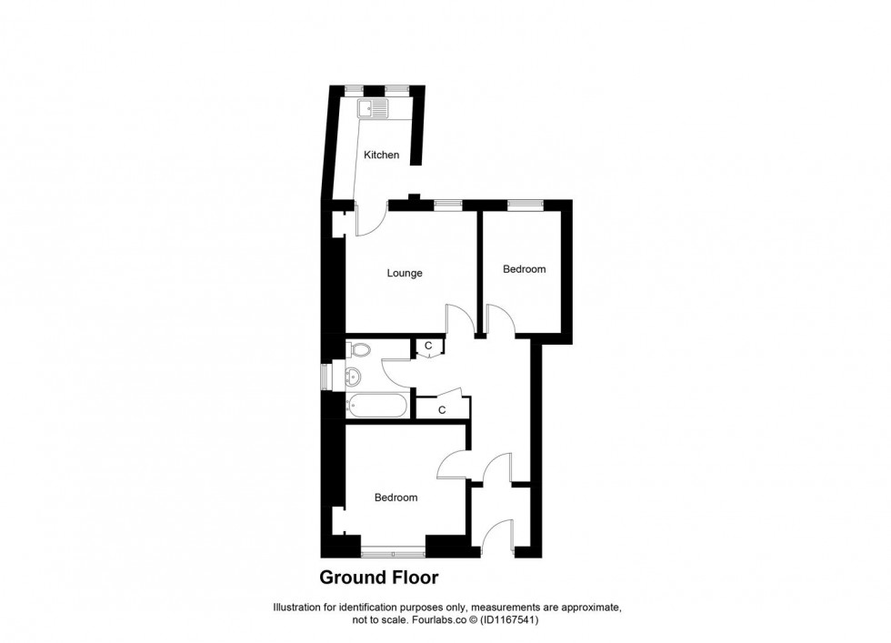 Floorplan for Church Street, Kirkcaldy