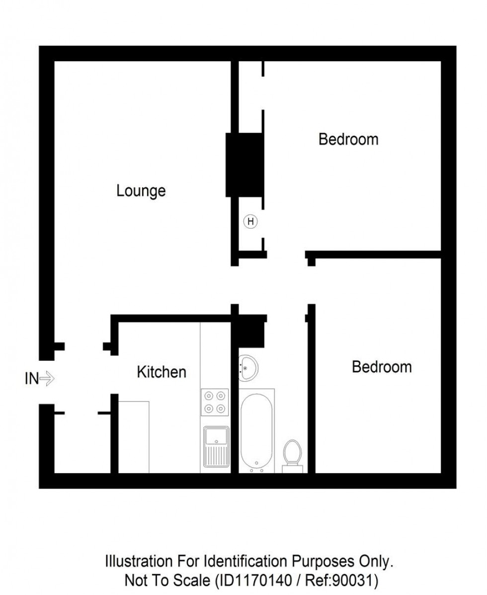 Floorplan for Bught Drive, Inverness