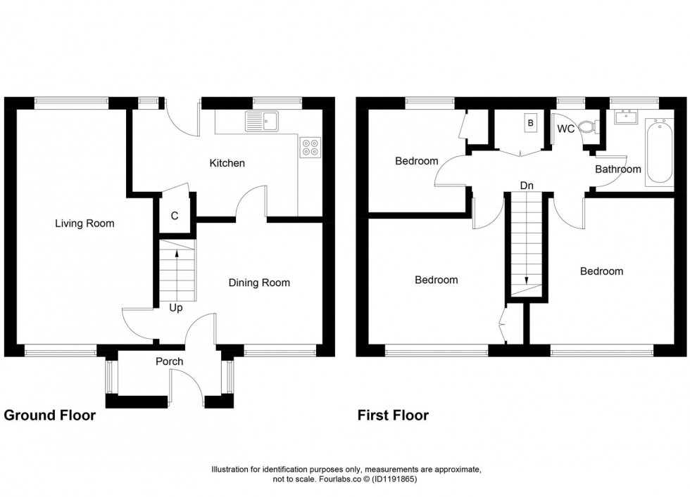 Floorplan for Keith Drive, Glenrothes
